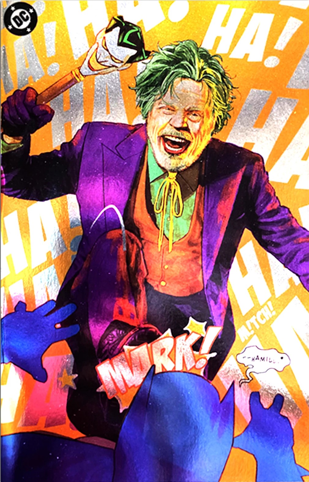 DC ALL IN SPECIAL #1 MITCH GERADS MARK HAMILL FAN EXPO FOIL VIRGIN VARIANT LIMITED TO 1000 COPIES