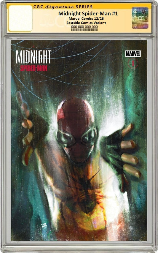 MIDNIGHT SPIDER-MAN #1 MARTIN SIMMONDS NYCC 2026 TRADE DRESS VARIANT LIMITED TO 800 COPIES CGC SS PREORDER