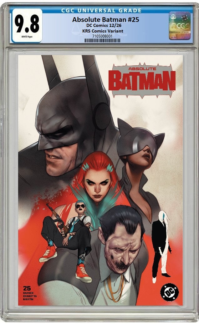 ABSOLUTE BATMAN #25 BEN OLIVER TRADE DRESS VARIANT LIMITED TO 1000 COPIES CGC 9.8 PREORDER
