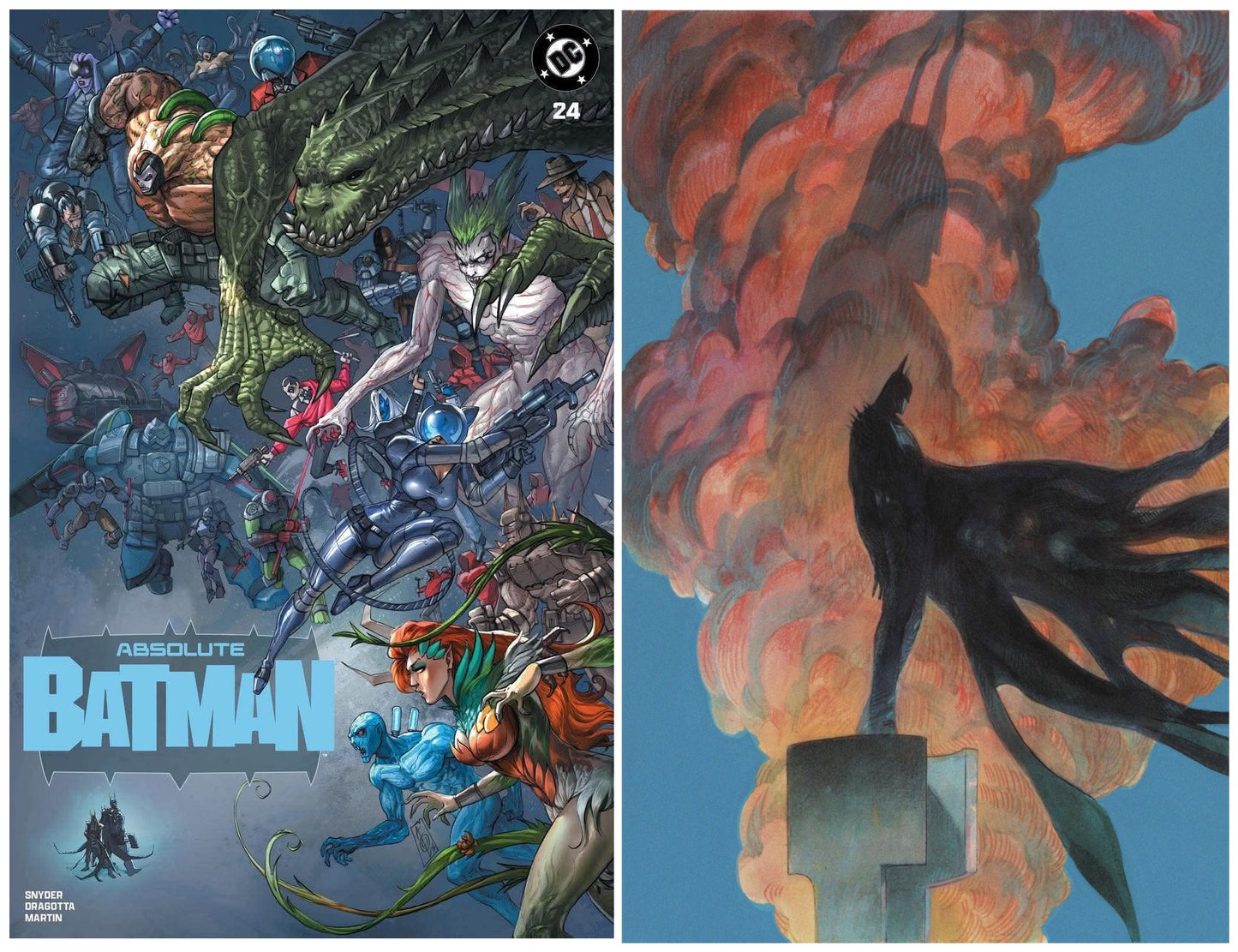 ABSOLUTE BATMAN #24 ALAN QUAH VARIANT LIMITED TO 800 COPIES + 1:25 VARIANT