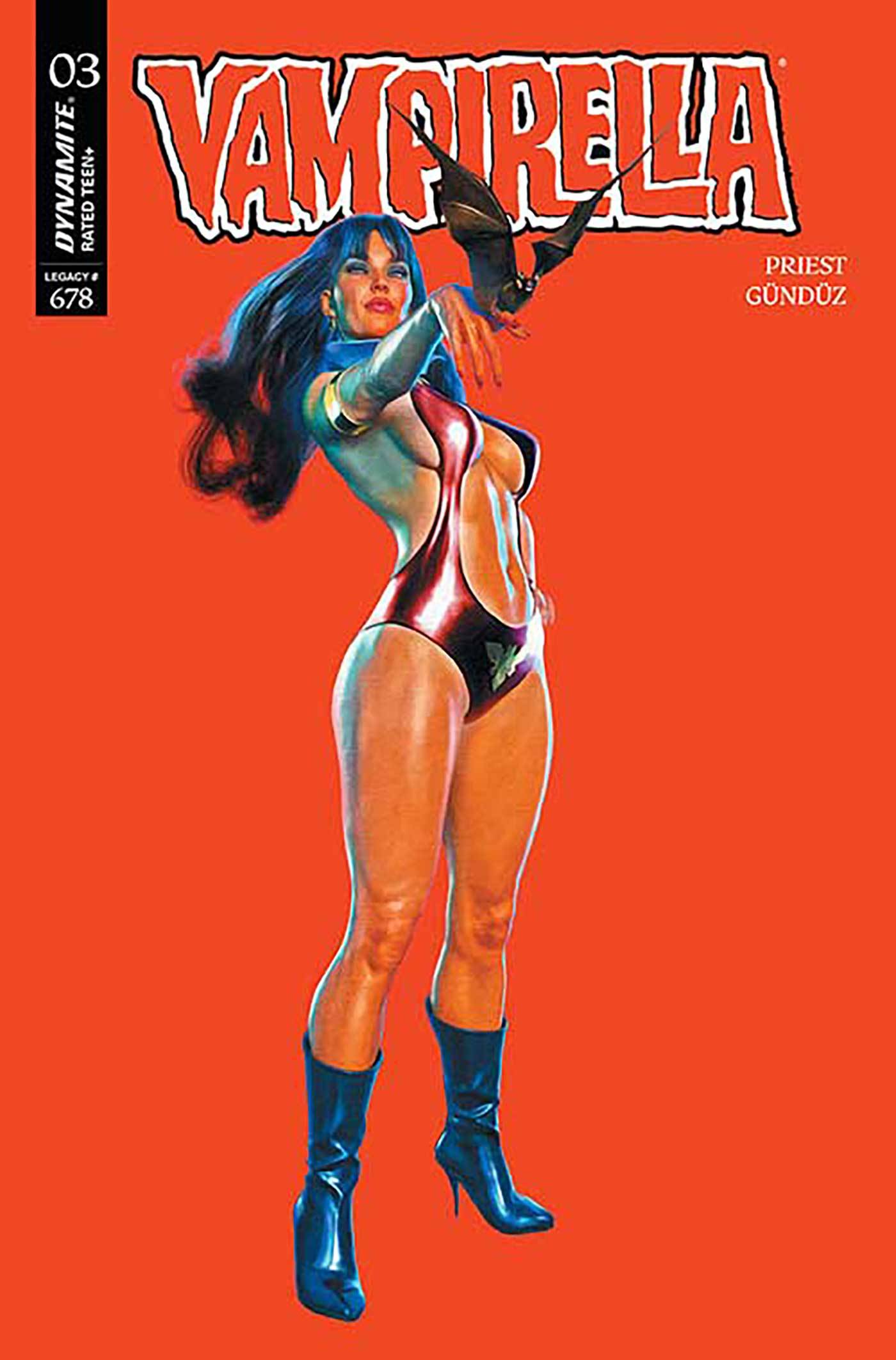 18/06/2025 VAMPIRELLA (2025) #3 1:10 MARK SPEARS RED FRAZETTA HOMAGE VARIANT