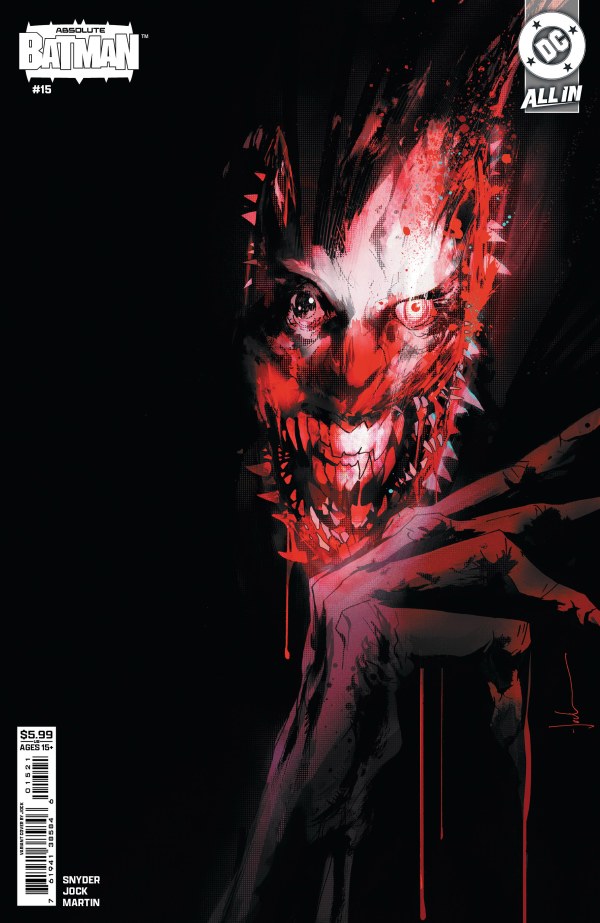 10/12/2025 ABSOLUTE BATMAN #15 CVR B JOCK CARD STOCK VARIANT - SAD LEMON COMICS