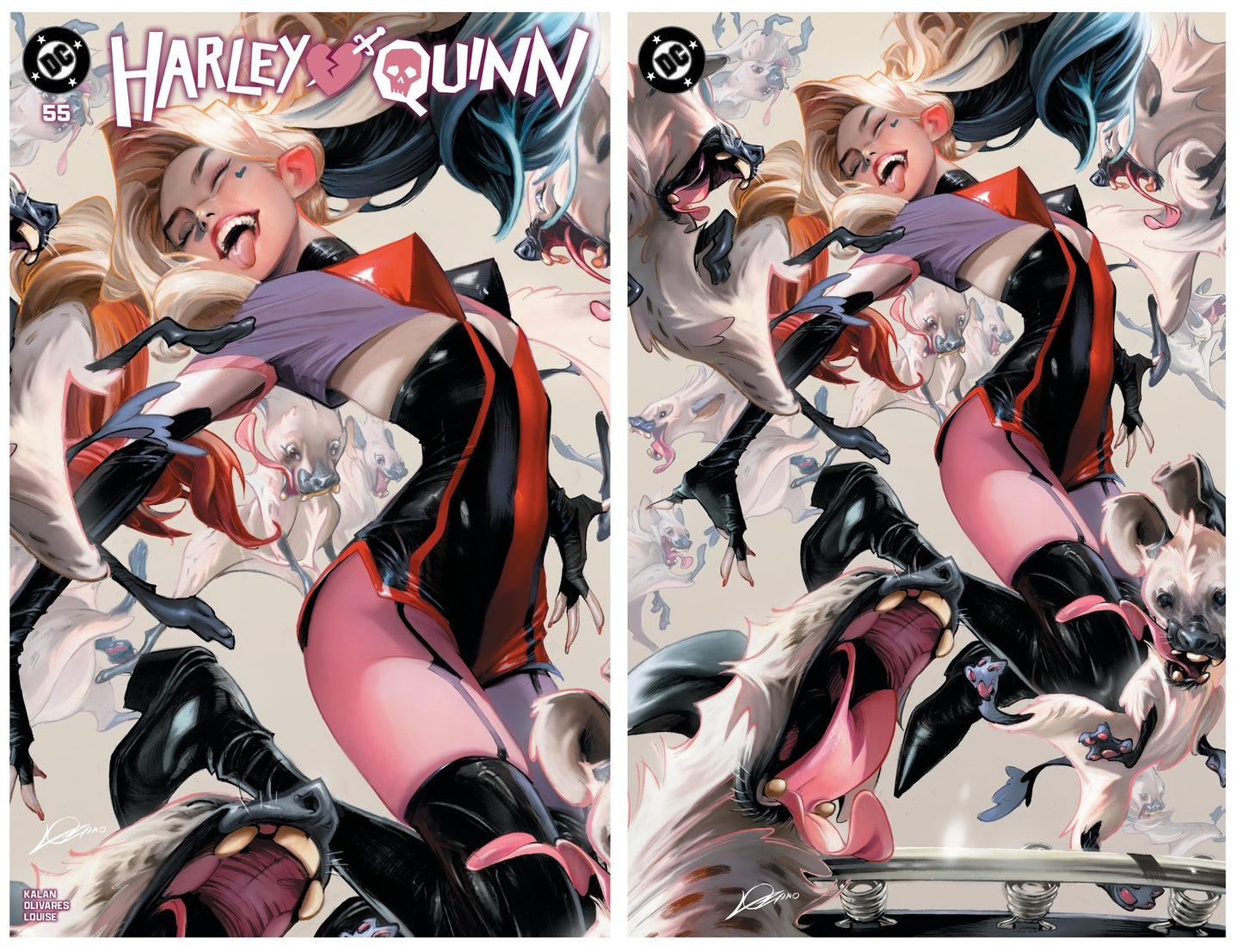 HARLEY QUINN #55 ALEXANDER LOZANO TRADE/VIRGIN VARIANT SET LIMITED TO 750 SETS