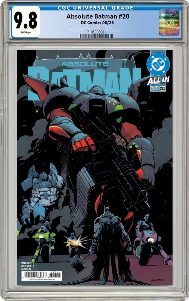 ABSOLUTE BATMAN #20 CVR A NICK DRAGOTTA CGC 9.8 PREORDER