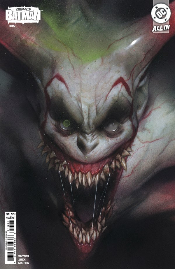 10/12/2025 ABSOLUTE BATMAN #15 CVR C BEN OLIVER CARD STOCK VARIANT - SAD LEMON COMICS