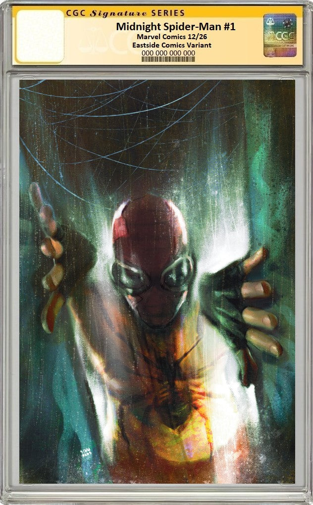 MIDNIGHT SPIDER-MAN #1 MARTIN SIMMONDS NYCC 2026 VIRGIN VARIANT LIMITED TO 800 COPIES CGC SS PREORDER