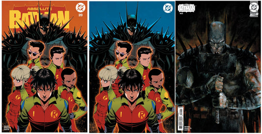 ABSOLUTE BATMAN #20 GODTAIL 'ROBINS' TRADE/VIRGIN VARIANT SET LIMITED TO 750 SETS + 1:25 VARIANT