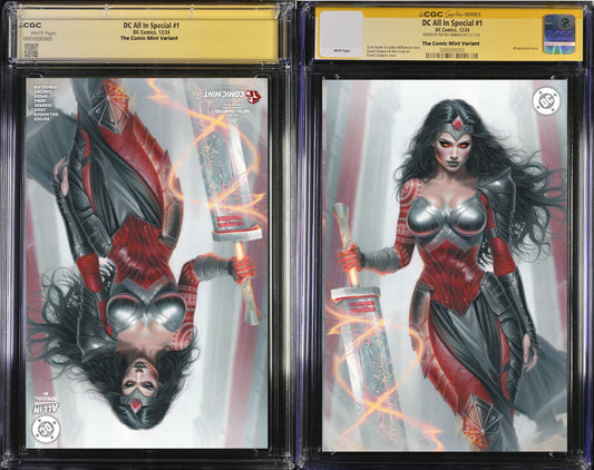 DC ALL IN SPECIAL #1 NATALI SANDERS NYCC 2026 VARIANT LIMITED TO 750 COPIES CGC SS PREORDER