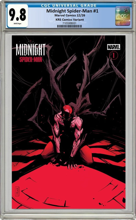MIDNIGHT SPIDER-MAN #1 NOGI SAN NYCC 2026 VARIANT LIMITED TO 700 COPIES CGC 9.8 PREORDER