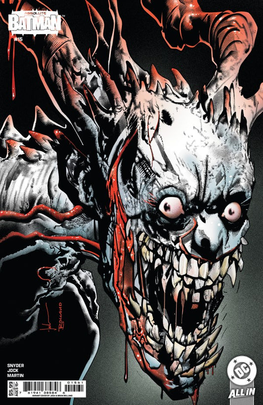 10/12/2025 ABSOLUTE BATMAN #15 CVR D BRIAN BOLLAND CARD STOCK VARIANT