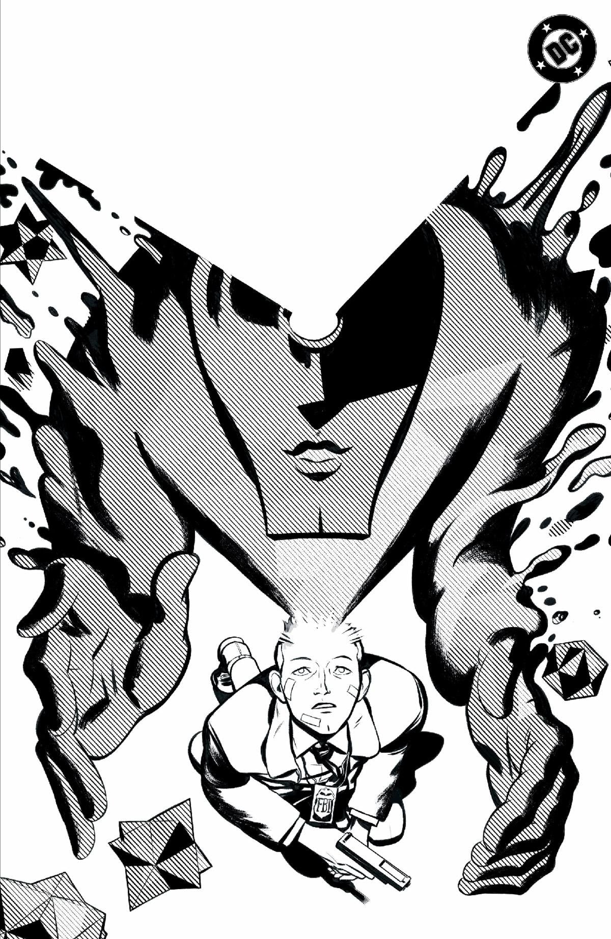 26/03/2025 ABSOLUTE MARTIAN MANHUNTER #1 (OF 6) CVR K INC 1:100 JAVIER RODRIGUEZ BLACK & WHITE CARD STOCK VARIANTS