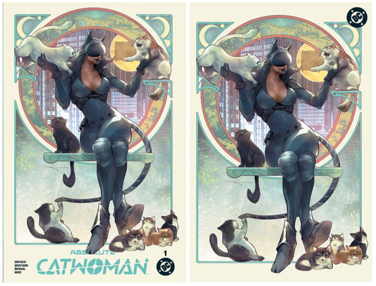 ABSOLUTE CATWOMAN #1 IVAN TAO TRADE/FOIL VIRGIN VARIANT SET LIMITED TO 800 SETS