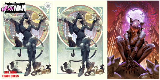 ABSOLUTE CATWOMAN #1 IVAN TAO TRADE/FOIL VIRGIN VARIANT SET LIMITED TO 800 SETS +1:25 VARIANT