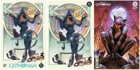 ABSOLUTE CATWOMAN #1 IVAN TAO TRADE/FOIL VIRGIN VARIANT SET LIMITED TO 800 SETS +1:25 VARIANT