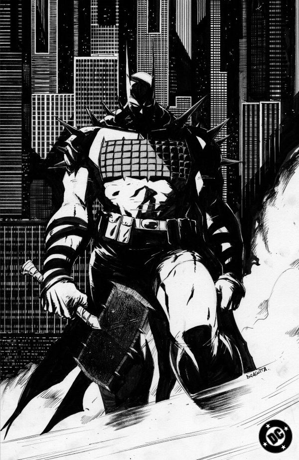 ABSOLUTE BATMAN #1 2ND PRINT 1:25 DRAGOTTA B&W VARIANT
