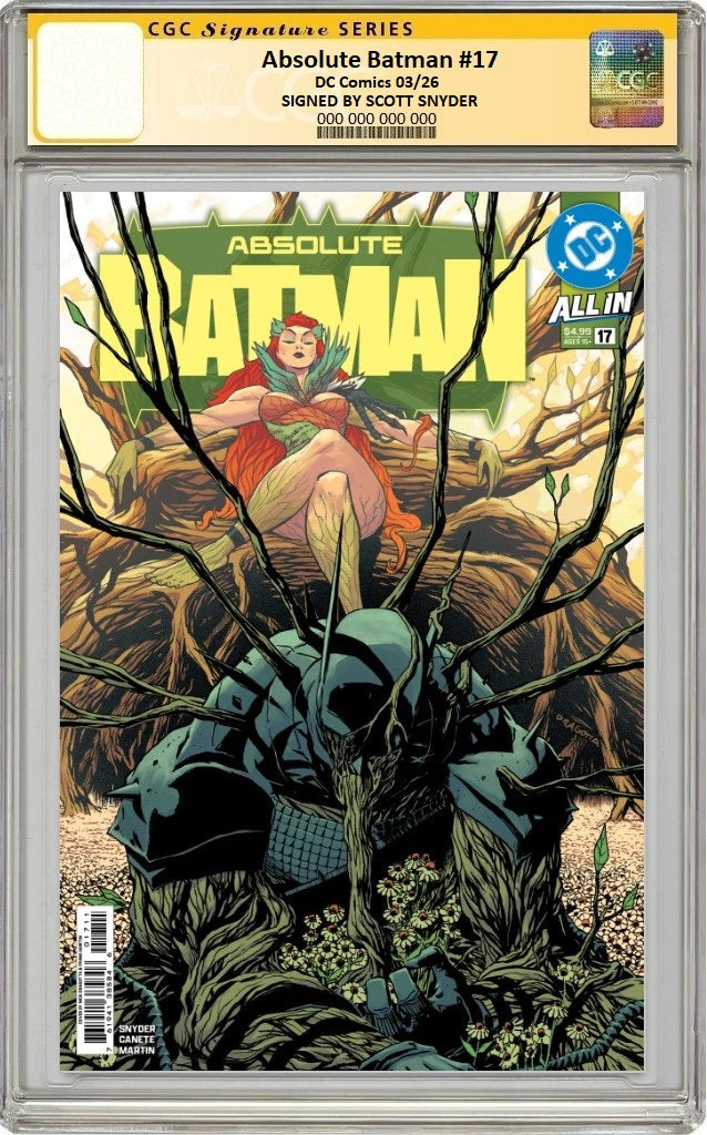 18/02/2026 ABSOLUTE BATMAN #17 CVR A NICK DRAGOTTA CGC SS PREORDER SIGNED BY SCOTT SNYDER