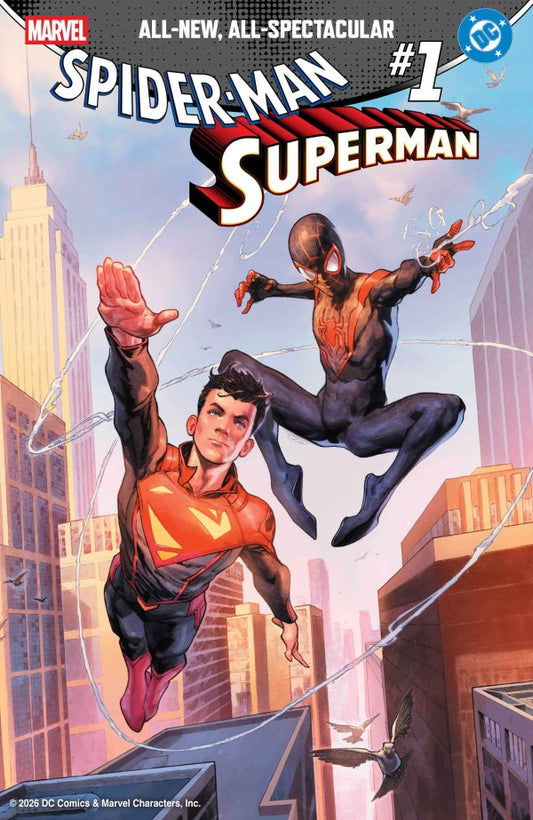 15/04/2026 MARVEL/DC: SPIDER-MAN/SUPERMAN #1 1:50 JEROME OPENA VARIANT