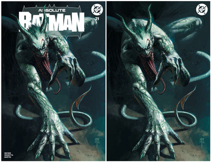 ABSOLUTE BATMAN #21 MARCO MASTRAZZO TRADE/VIRGIN GITD VARIANT SET LIMITED TO 1500 SETS