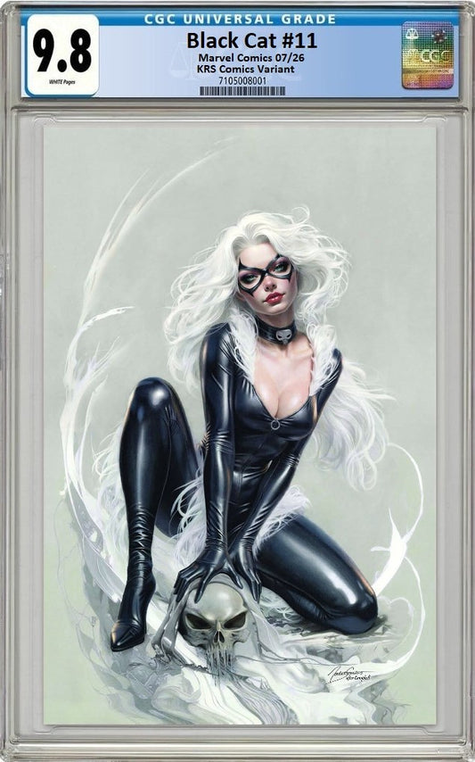 BLACK CAT #11 NATALI SANDERS 'J SCOTT CAMPBELL HOMAGE' SDCC VIRGIN VARIANT LIMITED TO 750 COPIES CGC 9.8 PREORDER