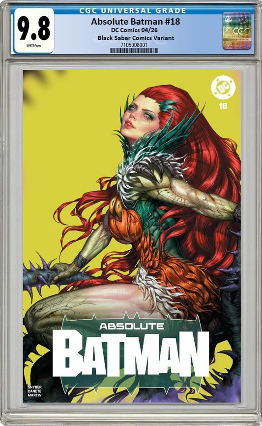 ABSOLUTE BATMAN #18 KYUYONG EOM TRADE DRESS VARIANT LIMITED TO 1000 COPIES CGC 9.8 PREORDER - SAD LEMON COMICS