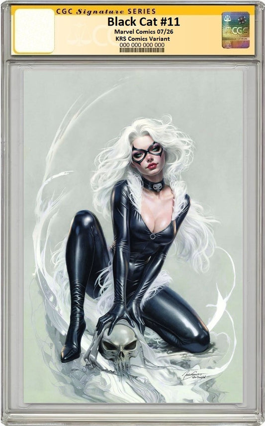 BLACK CAT #11 NATALI SANDERS 'J SCOTT CAMPBELL HOMAGE' SDCC VIRGIN VARIANT LIMITED TO 750 COPIES CGC SS PREORDER