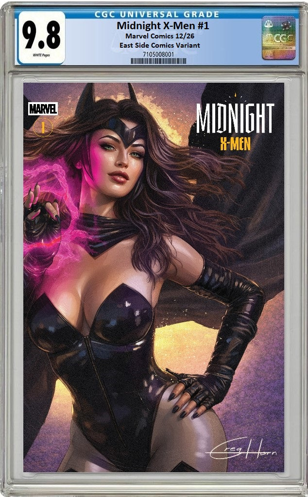 MIDNIGHT X-MEN #1 GREG HORN NYCC 2026 TRADE DRESS VARIANT LIMITED TO 800 COPIES CGC 9.8 PREORDER