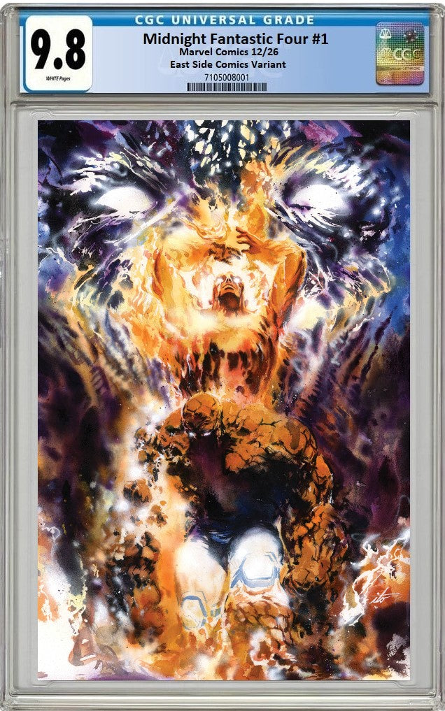 MIDNIGHT FANTASTIC FOUR #1 ITO NYCC 2026 VIRGIN VARIANT LIMITED TO 800 COPIES CGC 9.8 PREORDER