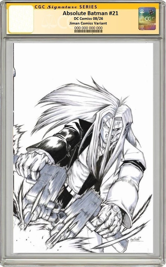 ABSOLUTE BATMAN #21 MARIO FOCCILLO WRAPAROUND SKETCH VIRGIN VARIANT LIMITED TO 1000 COPIES CGC SS PREORDER