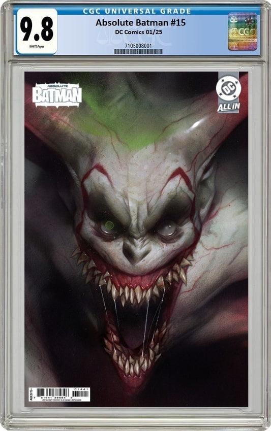 ABSOLUTE BATMAN #15 CVR C BEN OLIVER CARD STOCK VARIANT CGC 9.8 PREORDER