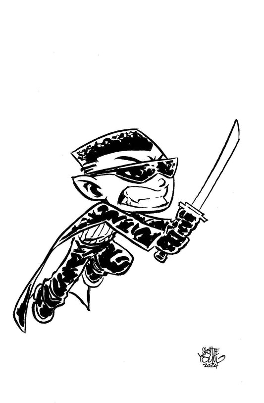 26/06/2024 MIDNIGHT SONS BLOOD HUNT #2 1:50 SKOTTIE YOUNG BIG MARVEL SKETCH VIRGIN VARIANT