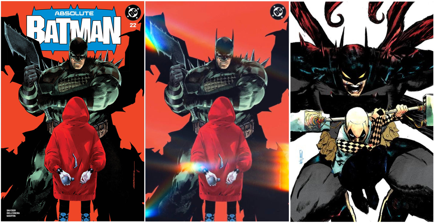 ABSOLUTE BATMAN #22 RAFA SANDOVAL TRADE DRESS/VIRGIN FOIL VARIANT LIMITED TO 500 SETS + 1:25 VARIANT