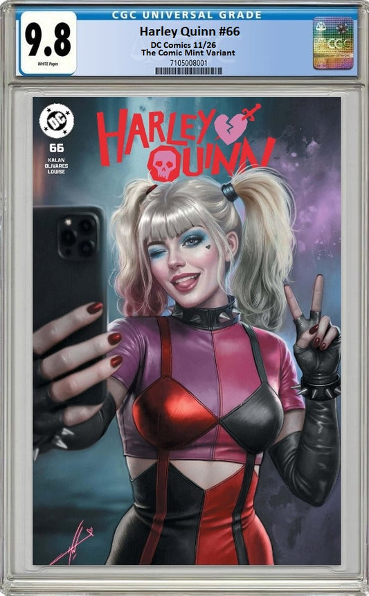 HARLEY QUINN #66 CARLA COHEN NYCC 2026 VARIANT LIMITED TO 600 COPIES CGC 9.8 PREORDER