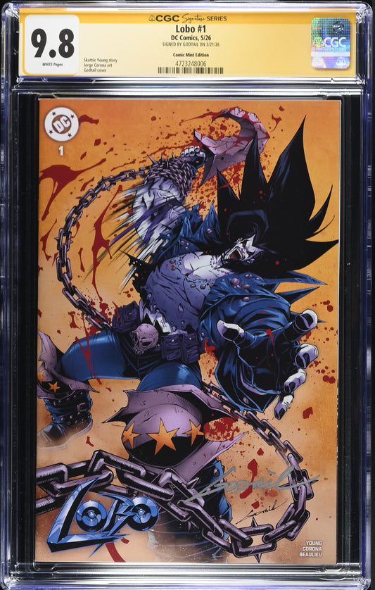 LOBO #1 GODTAIL VARIANT LIMITED TO 800 COPIES CGC SS 9.8