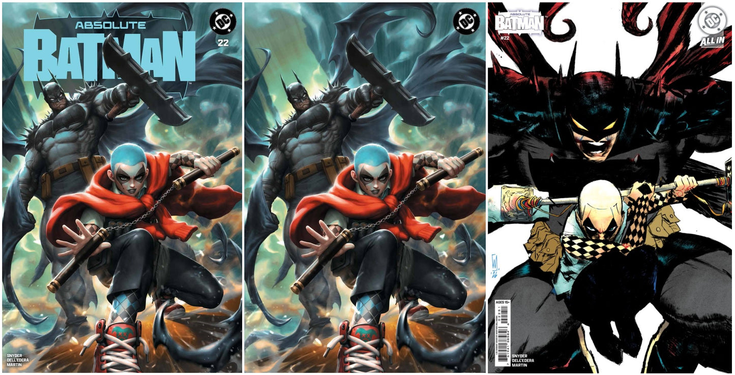 ABSOLUTE BATMAN #22 KENDRICK 'KUNKKA' LIM TRADE/VIRGIN VARIANT SET LIMITED TO 1000 SETS + 1:25 VARIANT
