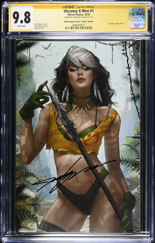 UNCANNY X-MEN #1 JEEHYUNG LEE VIRGIN VARIANT LIMITED TO 1000 COPIES CGC SS 9.8