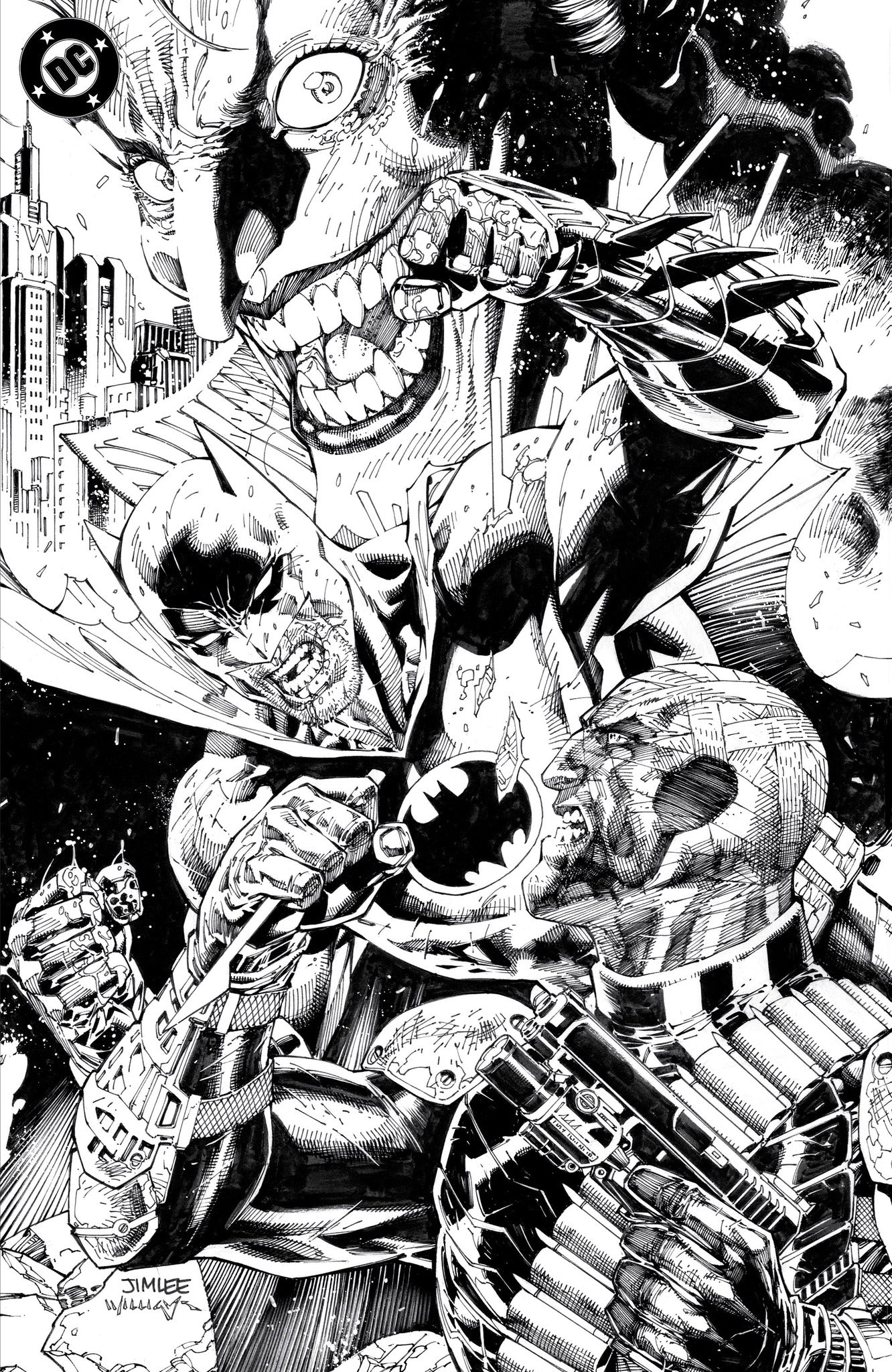 26/03/2025 BATMAN #158 1:608 JIM LEE B&W VARIANT SIGNED BY JIM LEE
