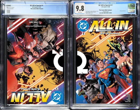 DC ALL IN SPECIAL #1 GOLD FOIL NYCC 2026 VARIANT LIMITED TO 450 COPIES CGC 9.8 PREORDER