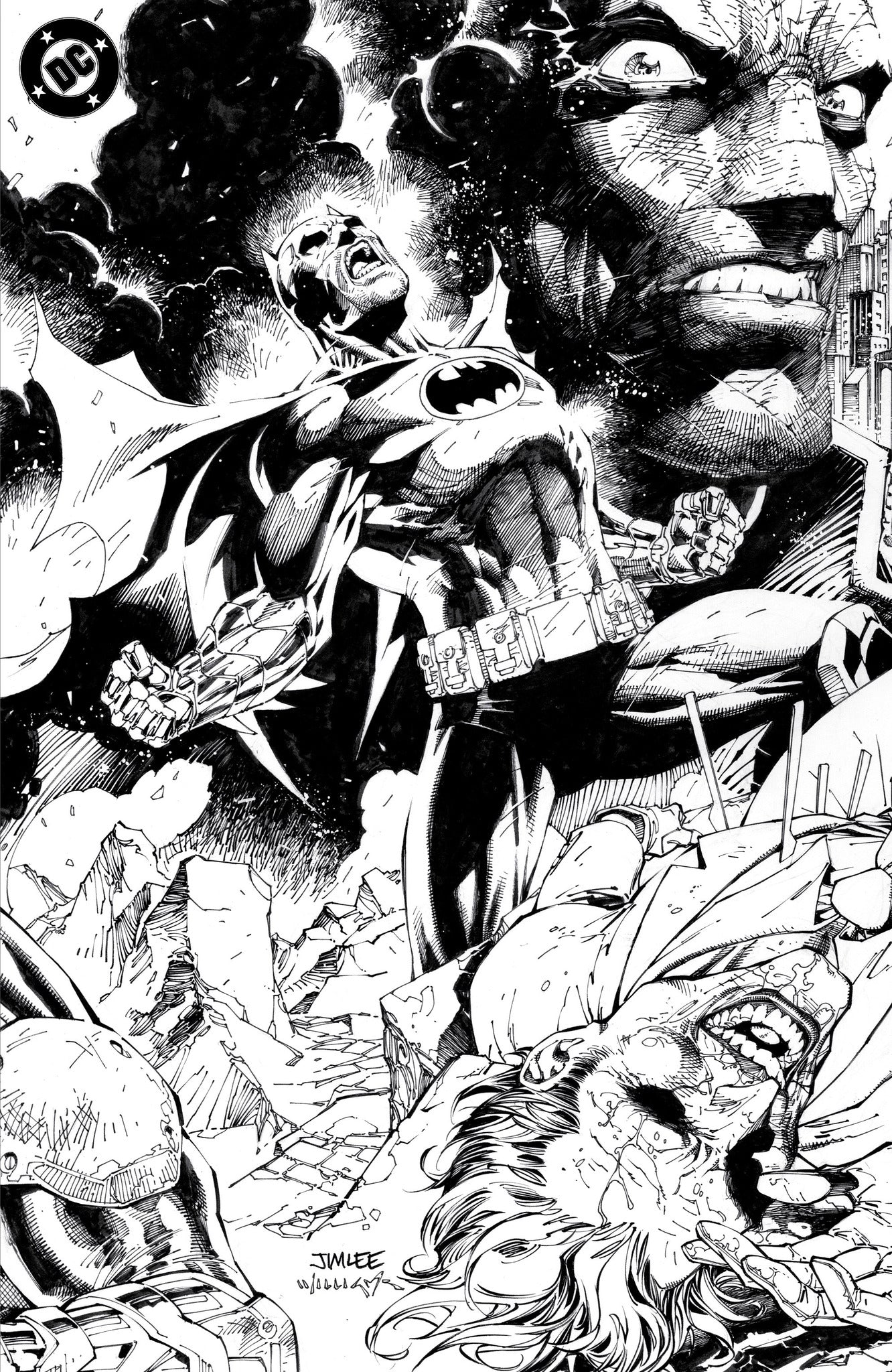26/03/2025 BATMAN #158 1:608 JIM LEE B&W VARIANT SIGNED BY JEPH LOEB
