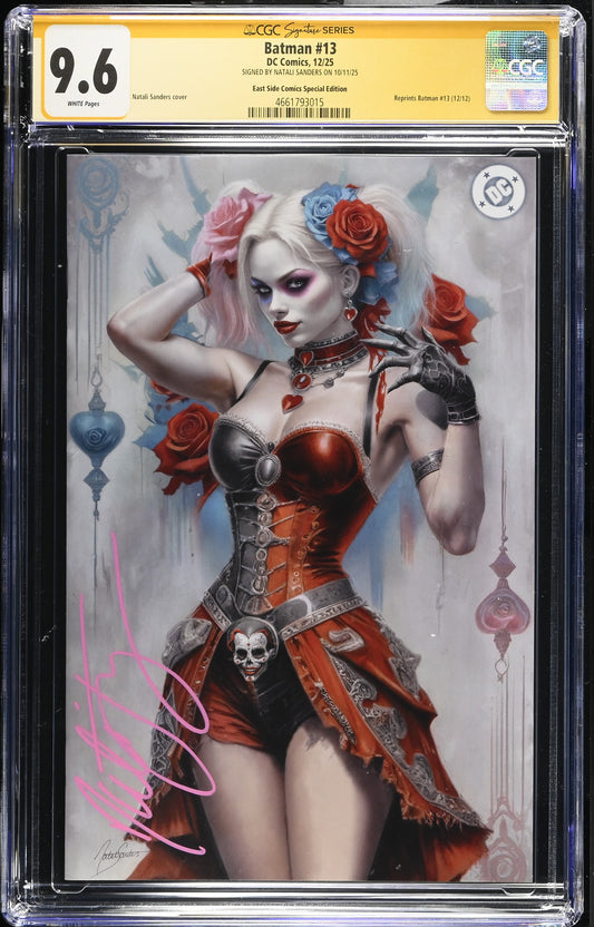 BATMAN (NEW 52) #13 NATALI SANDERS STEAMPUNK VARIANT LIMITED TO 800 COPIES CGC SS 9.6