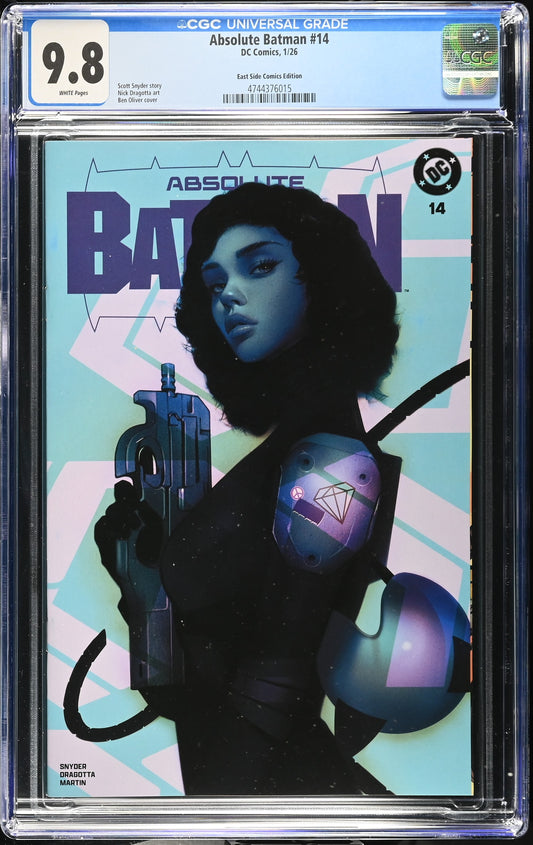 ABSOLUTE BATMAN #14 BEN OLIVER VARIANT LIMITED TO 800 COPIES CGC 9.8