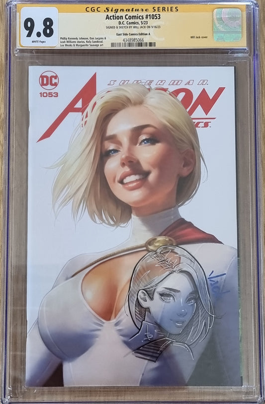 ACTION COMICS #1053 WILL JACK TRADE DRESS VARIANT LIMITED TO 3000 COPIES CGC REMARK 9.8