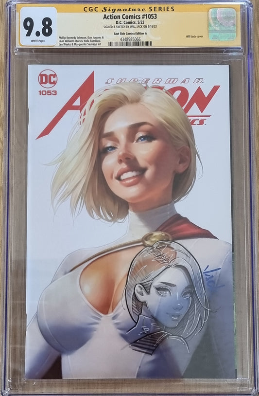 ACTION COMICS #1053 WILL JACK TRADE DRESS VARIANT LIMITED TO 3000 COPIES CGC REMARK 9.8