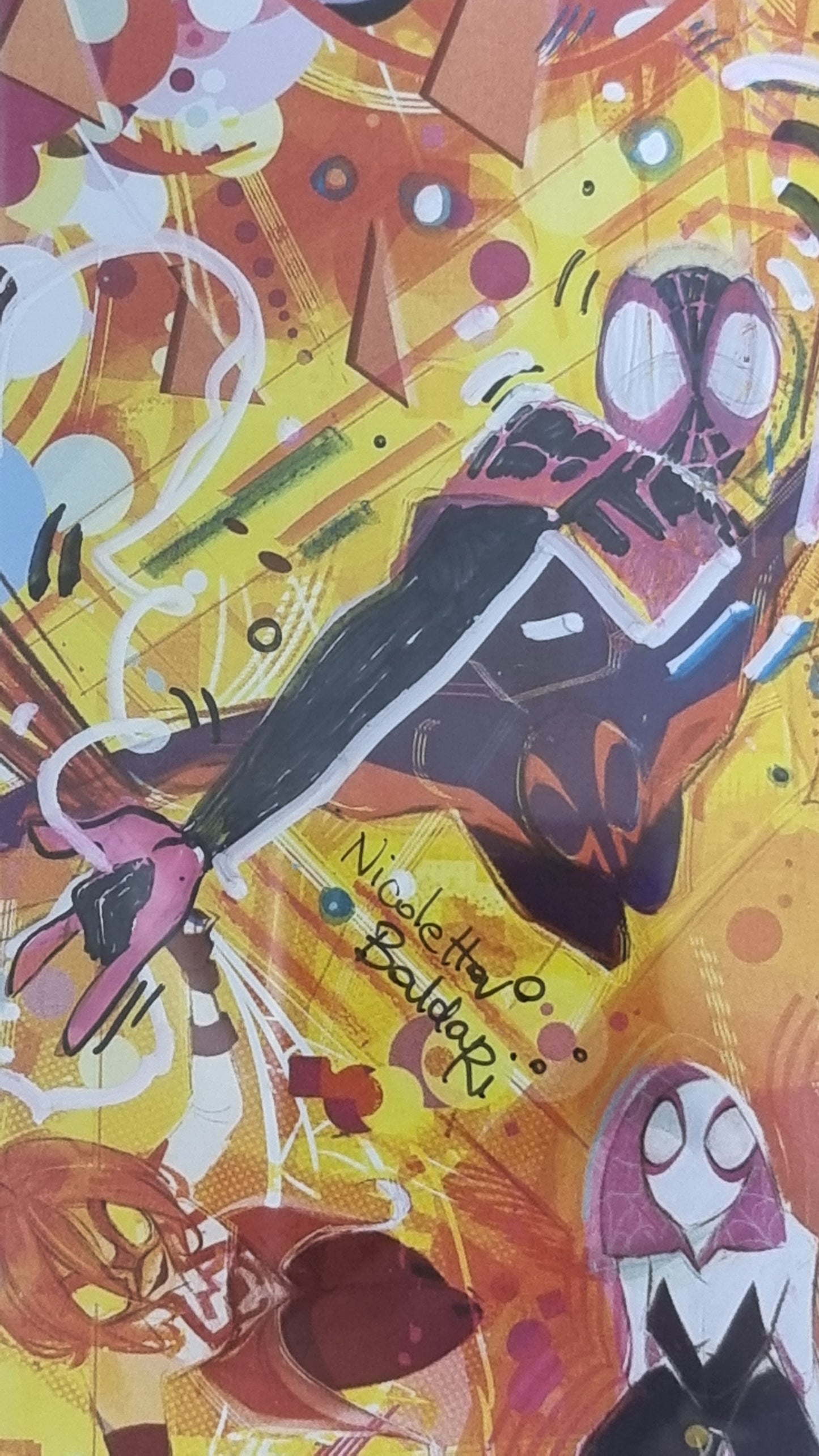 EDGE OF SPIDER-VERSE #3 NICOLETTA BALDARI VIRGIN VARIANT LIMITED TO 1500 COPIES MILES MORALES REMARK CGC 9.8