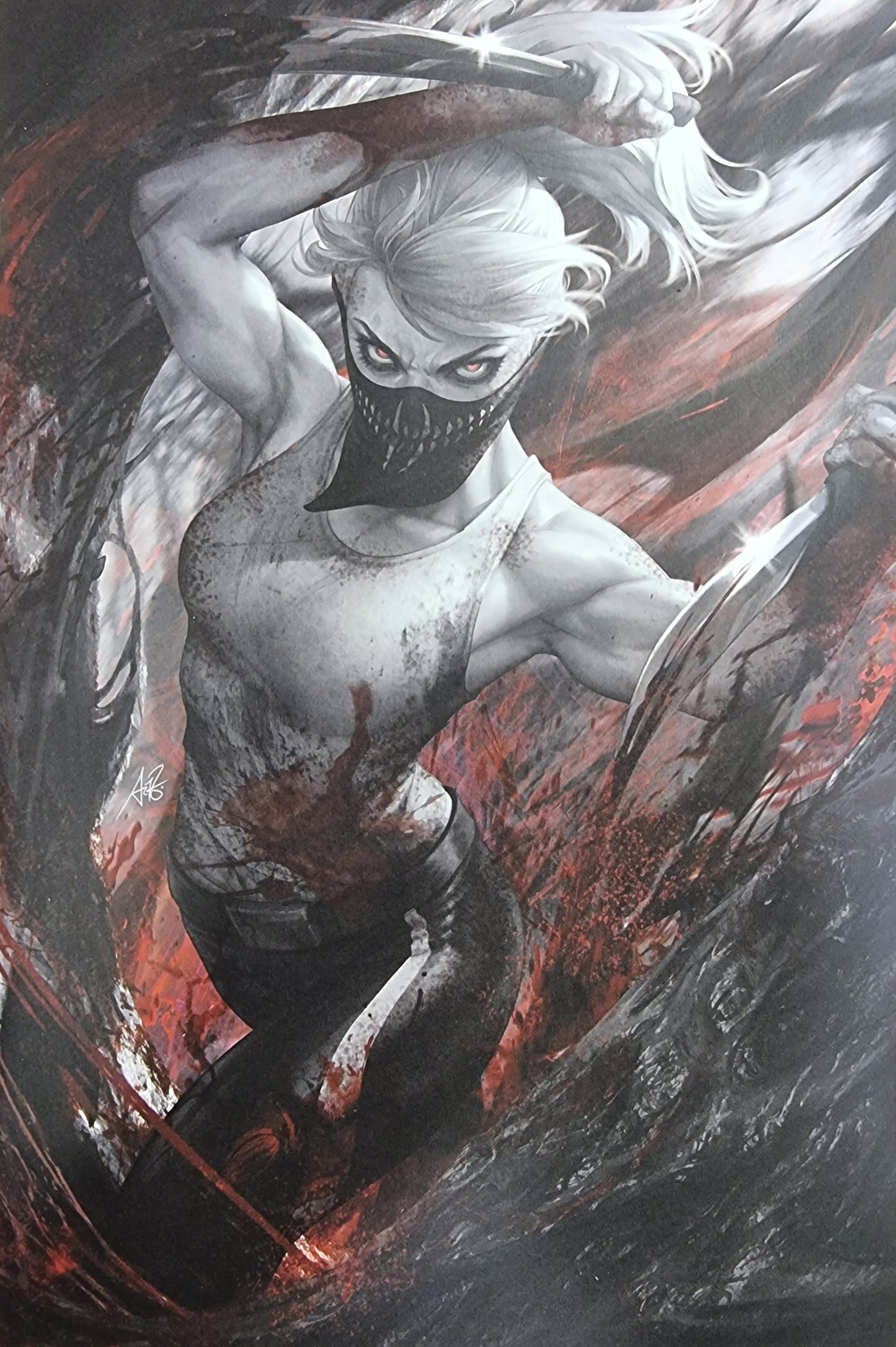 SOMETHING IS KILLING THE CHILDREN #36 1 PER STORE ARTGERM COLOUR SPLASH VARIANT