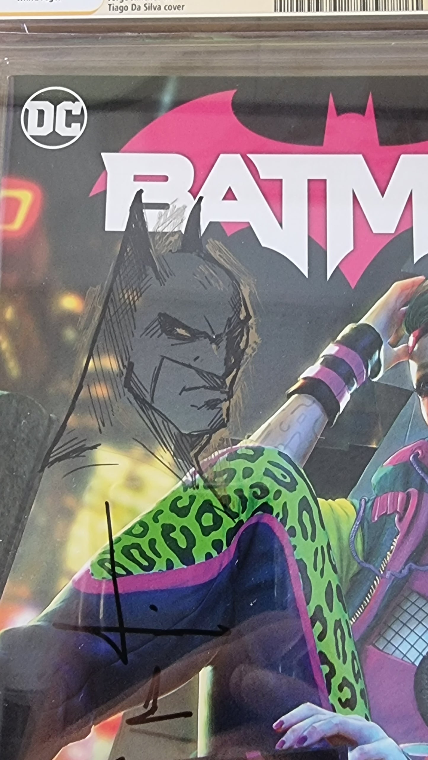 BATMAN #108 TIAGO DA SILVA VARIANT LIMITED TO 1000 COPIES WITH NUMBERED COA '1ST APP MIRACLE MOLLY' CGC REMARK 9.8