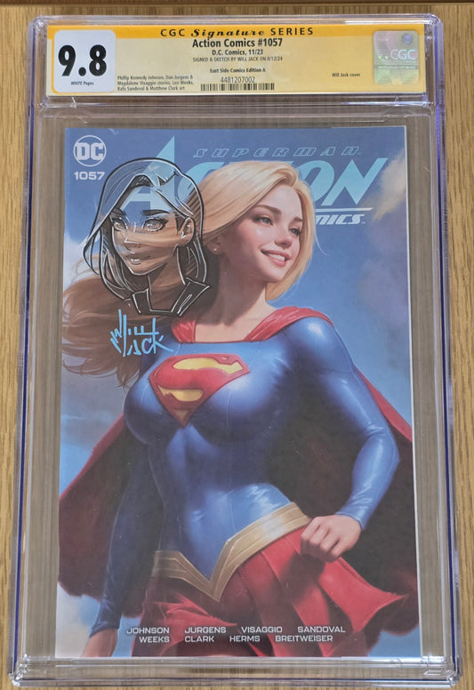 ACTION COMICS #1057 WILL JACK TRADE DRESS VARIANT LIMITED TO 3000 COPIES CGC REMARK 9.8