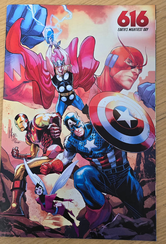 AVENGERS #25 MARCO CHECCHETO 616 DAY 1 PER STORE VIRGIN VARIANT