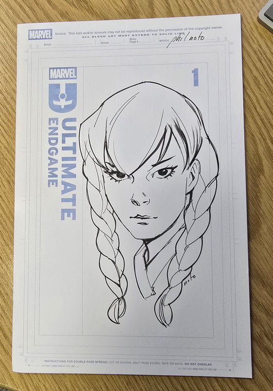 ULTIMATE ENDGAME #1 PHIL NOTO SKETCH BLIND PULL