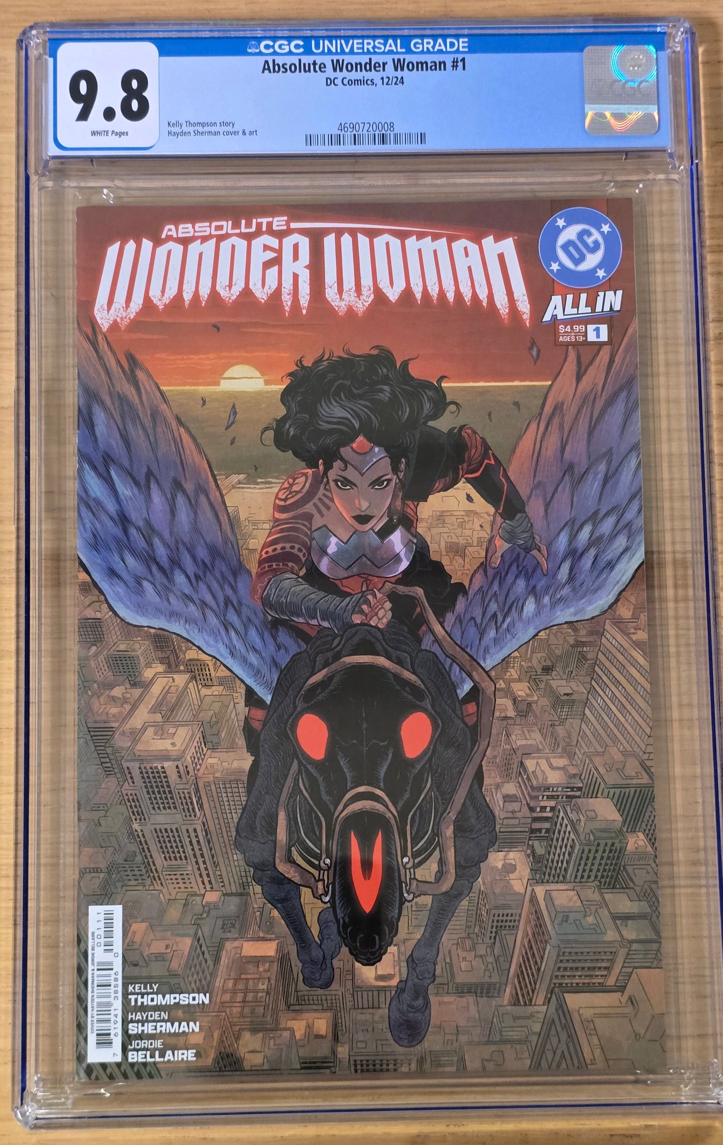 ABSOLUTE WONDER WOMAN #1 CVR A HAYDEN SHERMAN 1ST PRINT CGC 9.8 - SAD LEMON COMICS