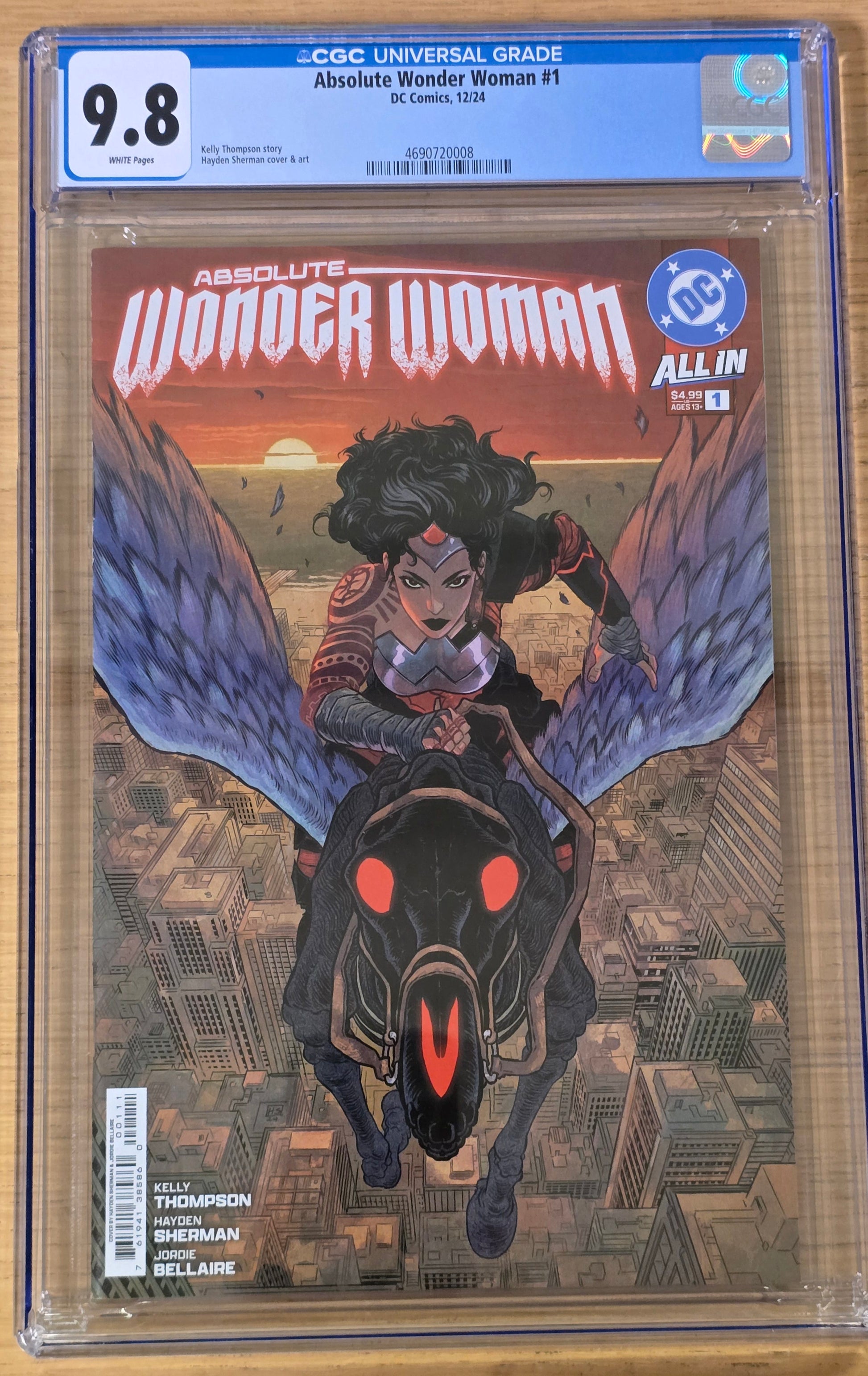 ABSOLUTE WONDER WOMAN #1 CVR A HAYDEN SHERMAN 1ST PRINT CGC 9.8 - SAD LEMON COMICS